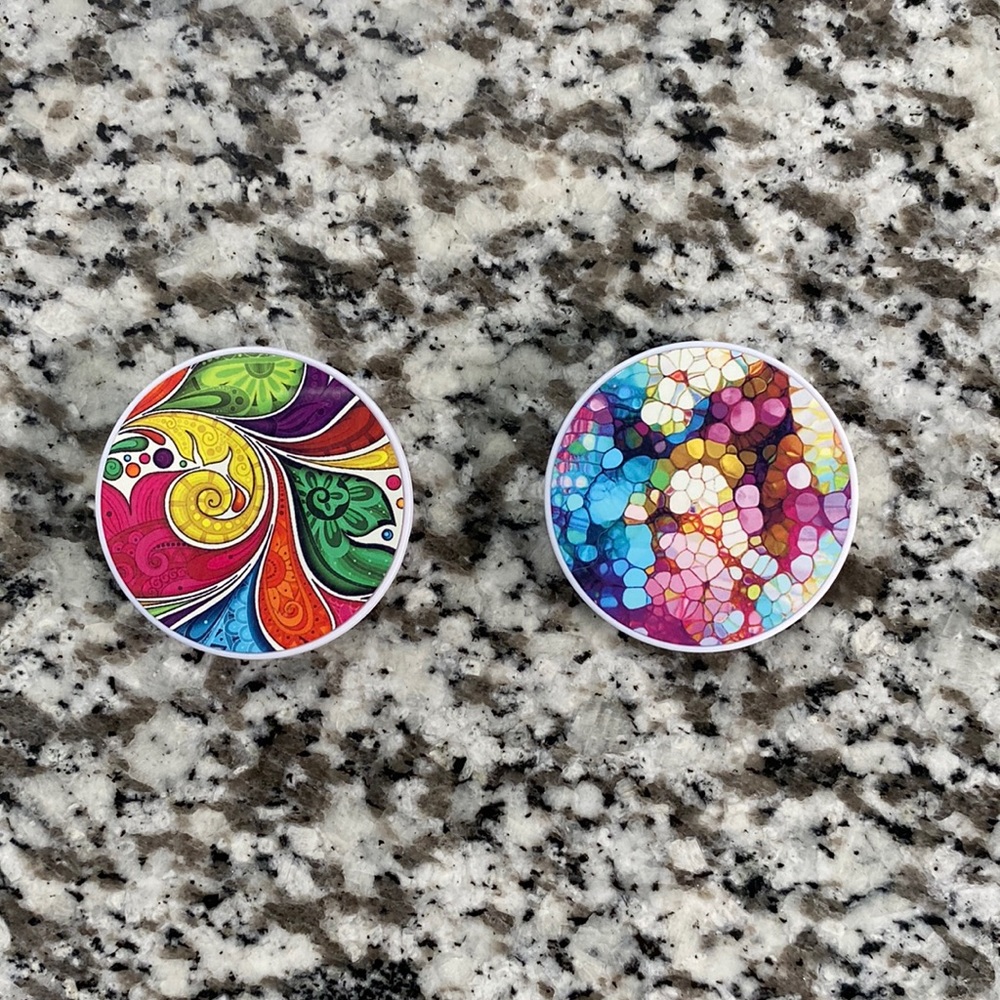 Set of 2 Colorful Popsockets